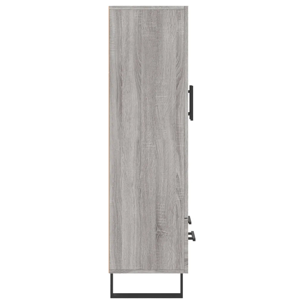 Credenza-Buffet-Armadio da cucina Grigio Sonoma 69,5x31x115 cm in Legno Multistrato 197765