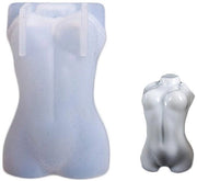 Modello per creazione di candelabri in 3D, torso uomo donna con schiuma per DIY