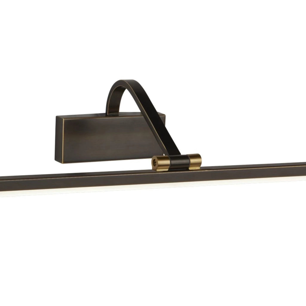Applique Moderna Bilbao Acciaio Nero Policarbonato Oro Led 17W 3000K
