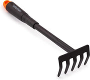 Racchetta a 5 Denti / Piccola Racchetta in Acciaio / per Fiori / Larghezza 9 cm