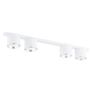 Lampada a sospensione Nano in acciaio bianco