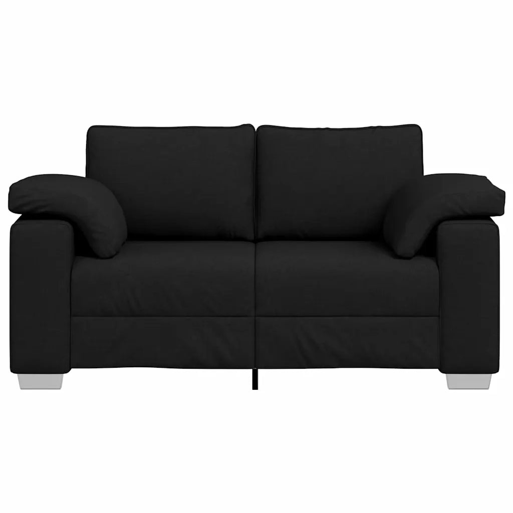 Divano-Sofa-Divanetto Nero 160 x 77 x 82 cm Tessuto