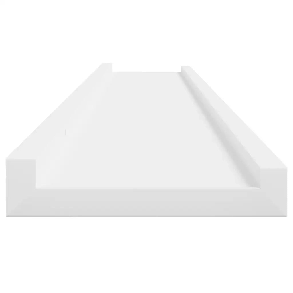 4 pz Mensole da Parete | Scaffali a Parete | Ripiano a parete Bianche 100x9x3 cm