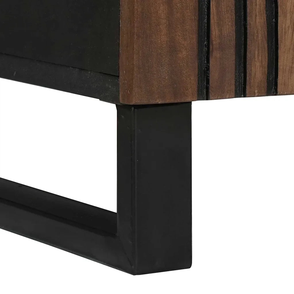 Credenza | Madia | Buffet da pranzo | Armadio da pranzo Marrone 60 x 33 x 75 cm legno massello di mango