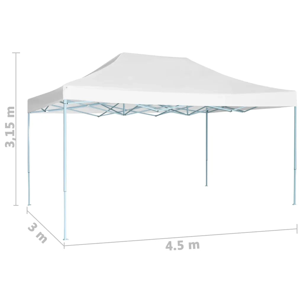 Tenda per Feste Pieghevole 3x4,5 m Bianca
