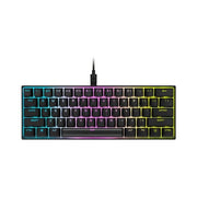 Tastiera computer usb type-a, usb type-c rgb k65 mini 60% mx red black ch 9194010 it