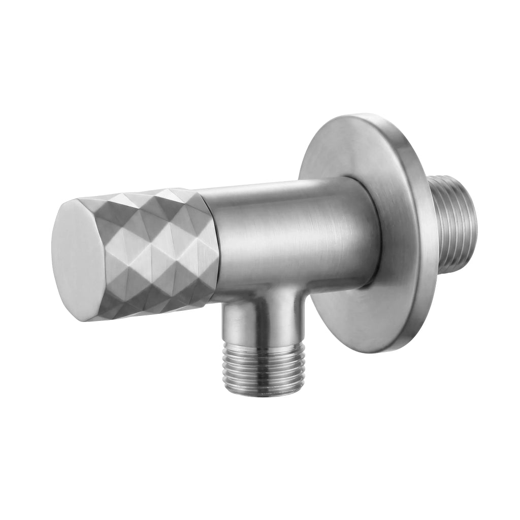 Valvola Ad Angolo Diamond 03 1/2" X 3/8" Brush Nickel