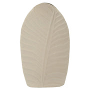 Vaso Decorativo VKH847, Beige, Metallo, 18x9,5x29,5 cm