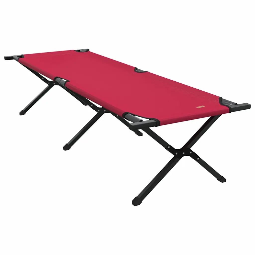 Letto da campeggio pieghevole 2 pz Rosso 193 x 69 x 45 cm CFW6979555
