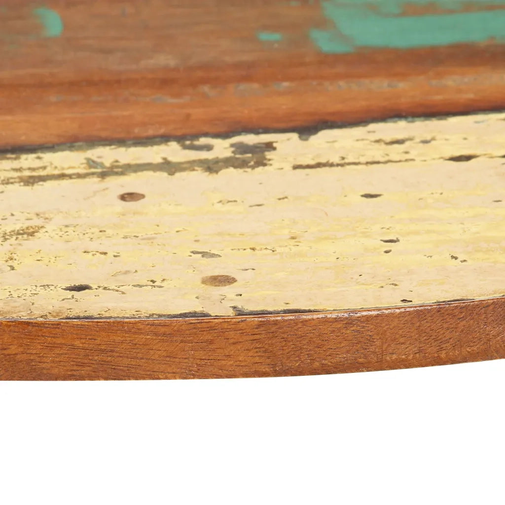 Piano Tavolo | Superficie Tavolo | Piano Scrivania Rotondo 40 cm 15-16 mm in Legno di Recupero