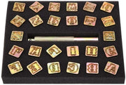 Set di timbri 26 pezzi - timbri - set di timbri per bambini - set di timbri per adulti - lavorazione in pelle - materiali di alta qualità - timbri in pelle 

Specifiche tecniche: 
- 26 pezzi 
- ...