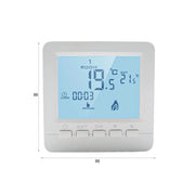 Termostato Digitale Con Tasti Programmabile Per Caldaia A Gas Murale Da Parete Alimentato Con 2 Pile AA