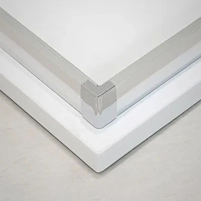Box doccia angolare 70x140 cm Icon fisso + scorrevole con vetro trasparente
