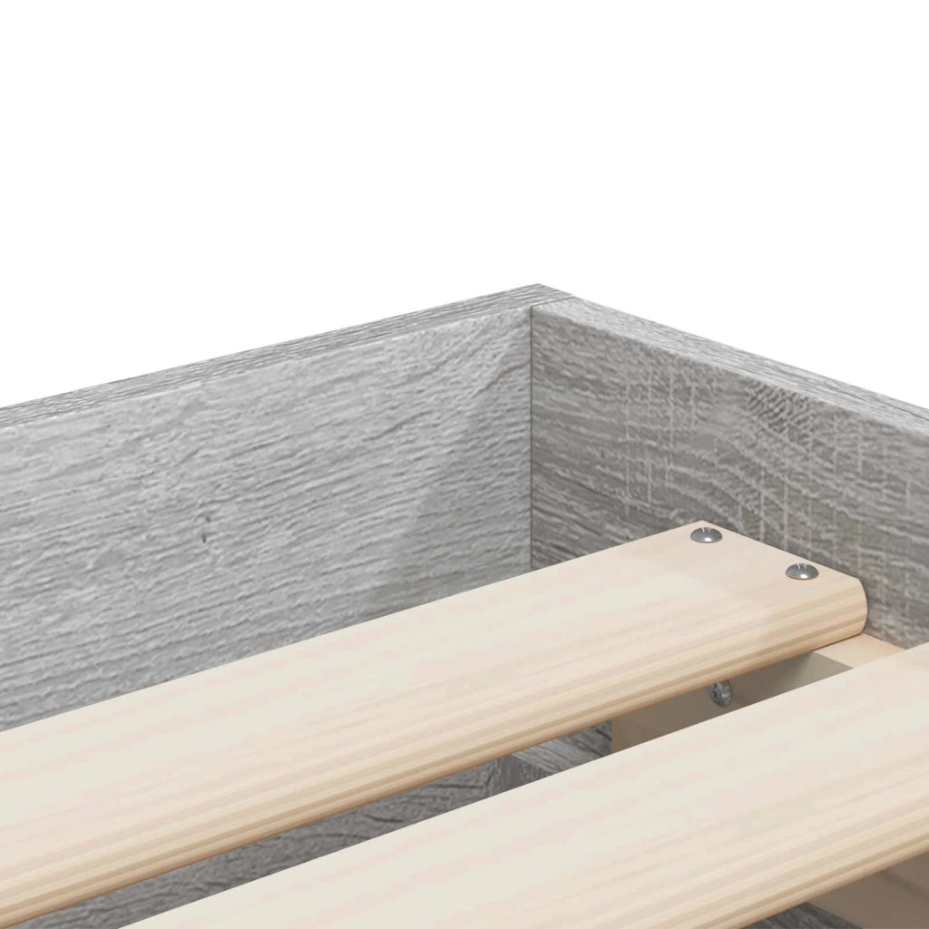Telaio del letto con storage Grigio Cemento 80 x 200 cm 3429610