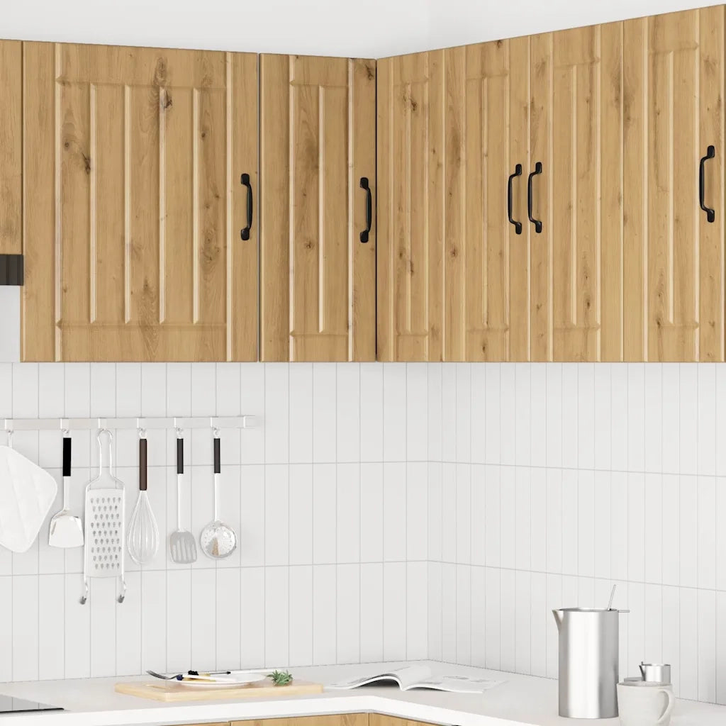 Pensile da Cucina ad Angolo Lucca Rovere Artigianale Truciolato