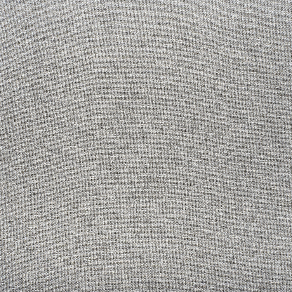 Poltrona Wingback Poltrona Grigio Tessuto Imbottito Con Braccioli Arrotolati Retro