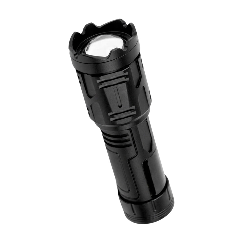 Torcia LED ricaricabile da 15 W con 3 modalità di illuminazione Nero Avizar