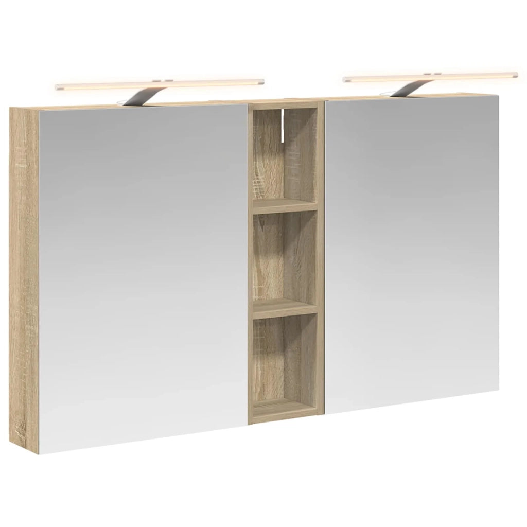 Set di Armadi da Bagno con lo scaffale 3 pcs 120 x 14,5 x 70 cm 3403754