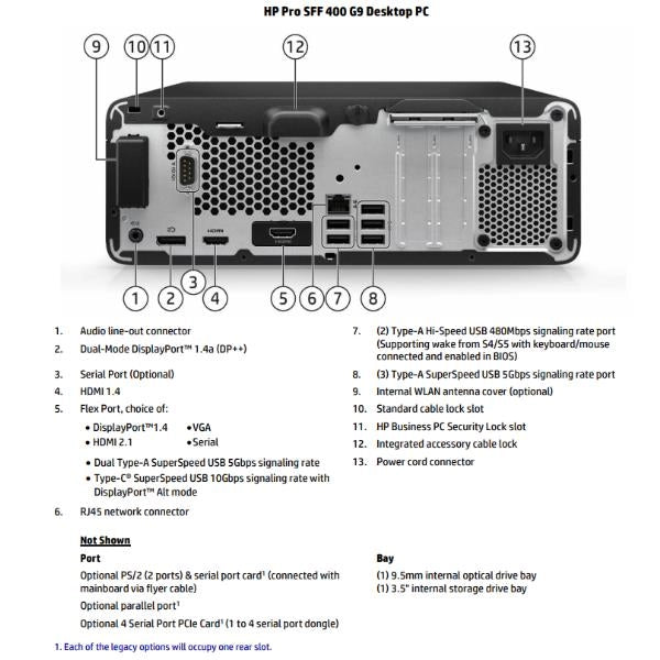 Pro sff 400 g9 i3 8 512 w11p - D58RVAT#ABZ