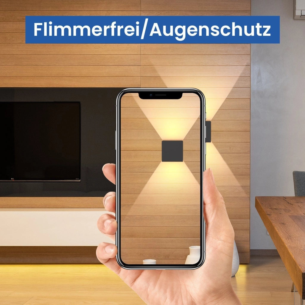ZMH Lampada da Parete LED 5W Moderne luce verso l'alto e il basso per camera e corridoio
