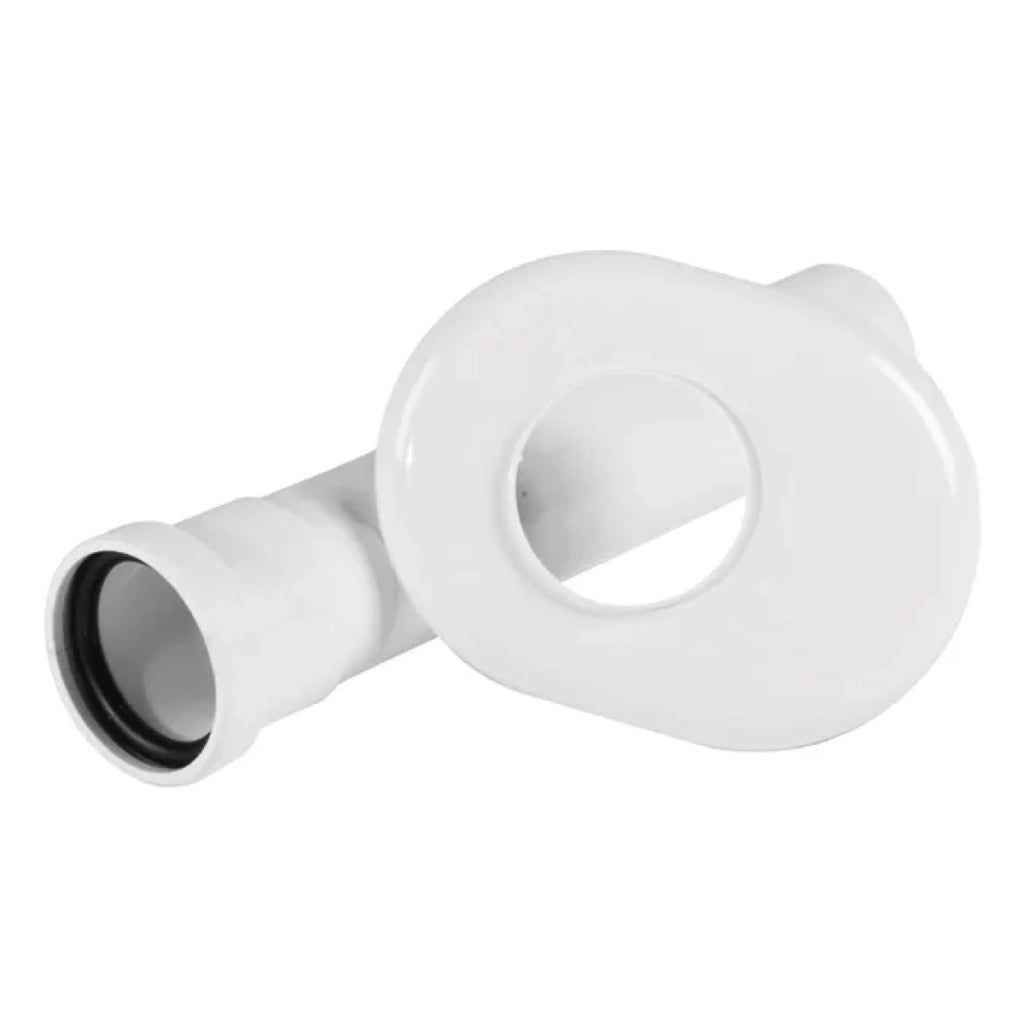 CANOTTO DRITTO CON ROSONE 22 CM   PUCCIPLAST Srl