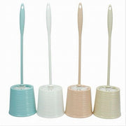 Trade Shop - Portascopino Rotondo Colorato Rigato Per Bagno Wc Toilette Con Scopino 79300 -