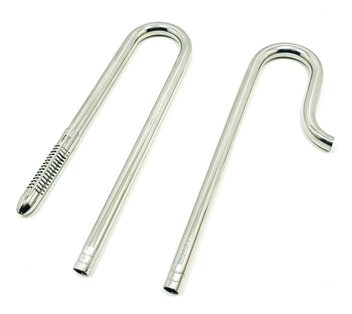 Whimar Stainless In-Out Adjustable Set In16/22 Out12/16 - Set in acciaio inox con mandata 12/16 e aspirazione 16/22