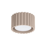 Spot soffitto moderno tondo taupe 6cm GX53 Pure Lume