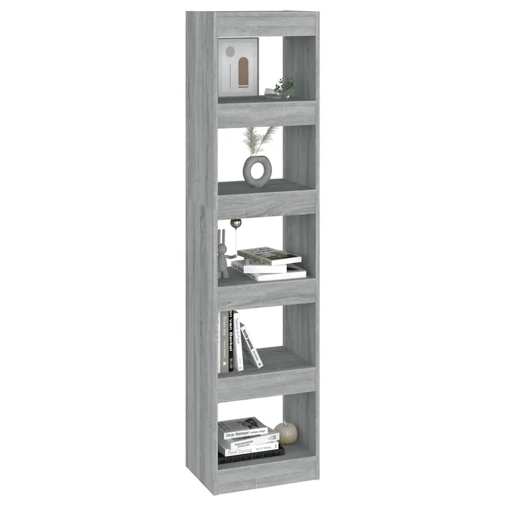 Libreria/Divisorio Grigio Sonoma 40x30x166 cm 813594