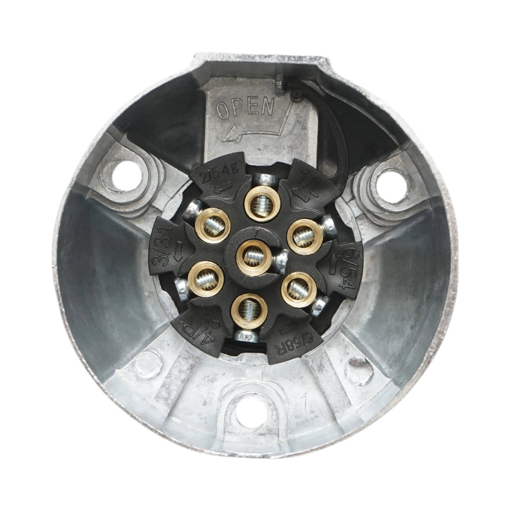 Presa per rimorchio John Deere da 12 V, 7 pin, codice OEM AZ13378, TM3004C Breckner Germany