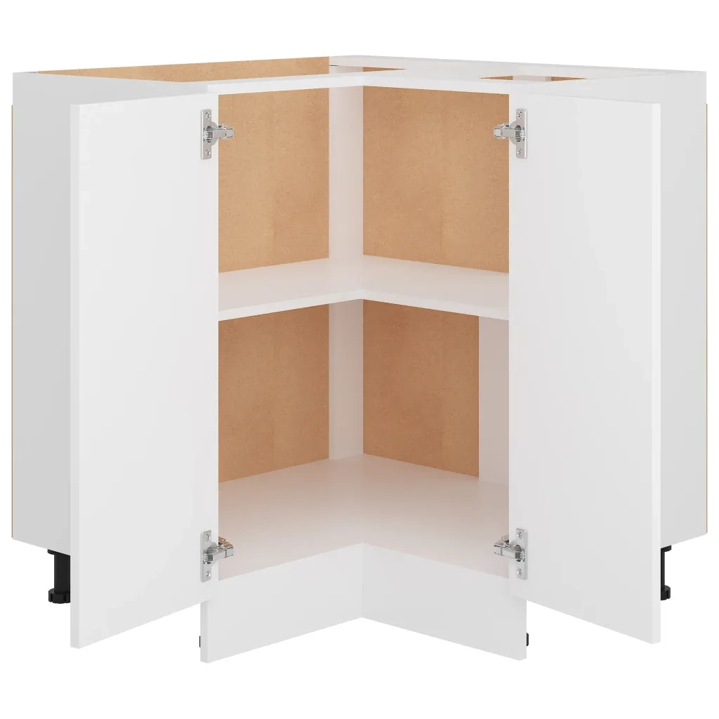 Armadio Angolare “Lyon” Bianco 75,5x75,5x81,5 cm 802489