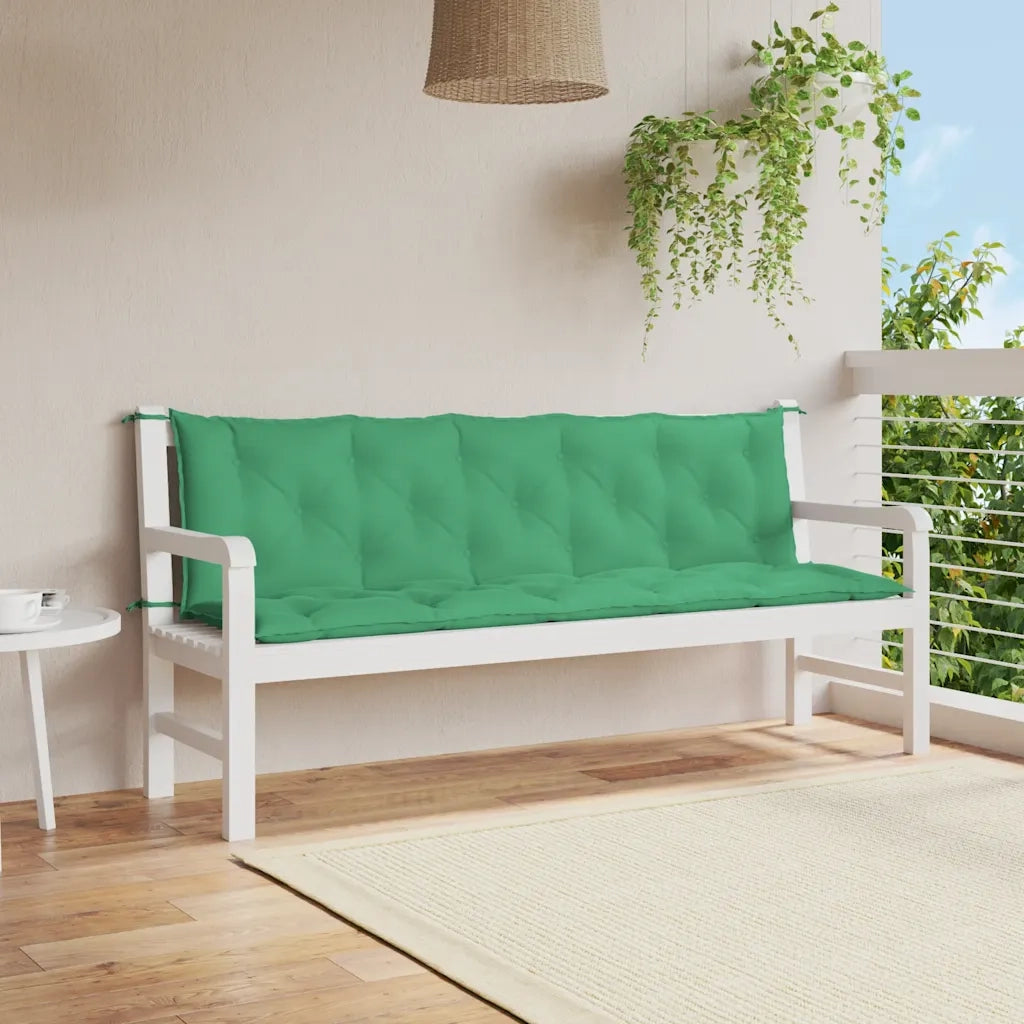 Cuscino per Panca Verde 180x(50+50)x7 cm in Tessuto Oxford 315033