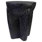 Tavolino laterale in magnesio nero 38x38x46h cm