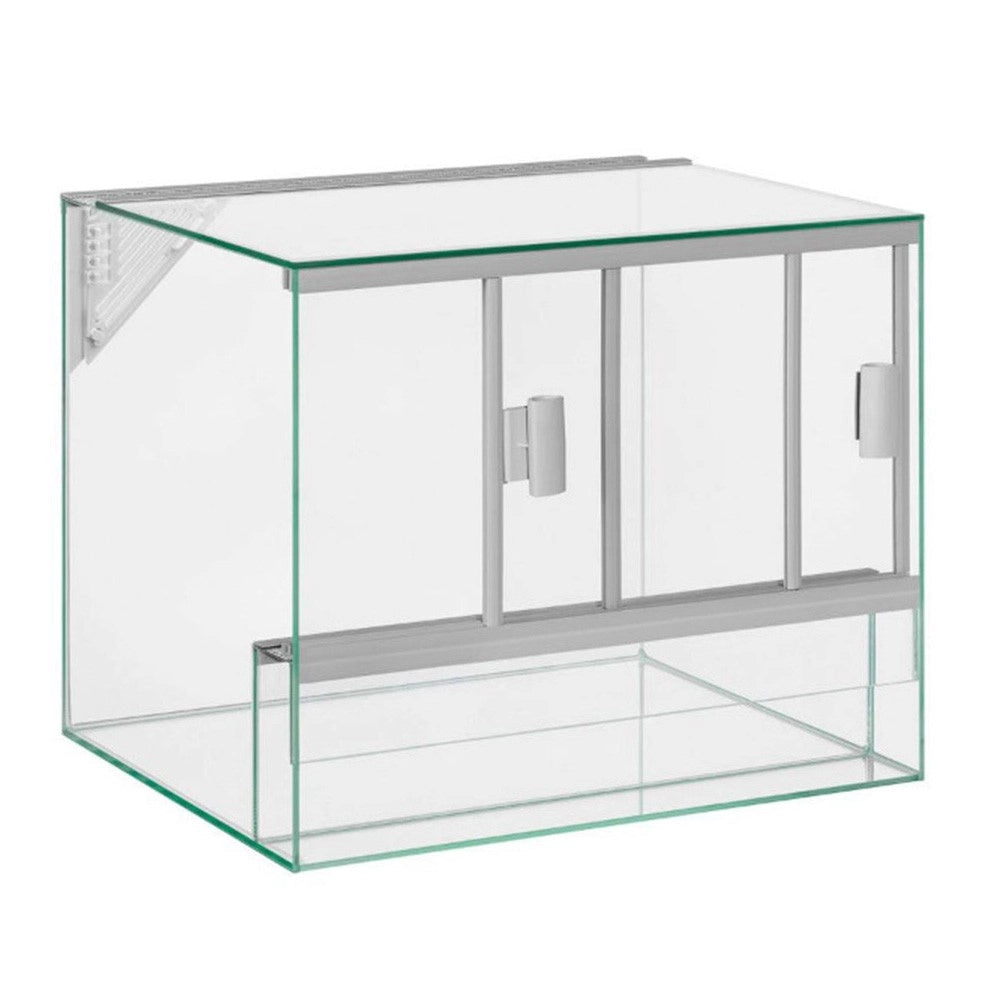 Diversa Terrario in Vetro con Apertura Scorrevole Dimensioni: cm80x40x50h