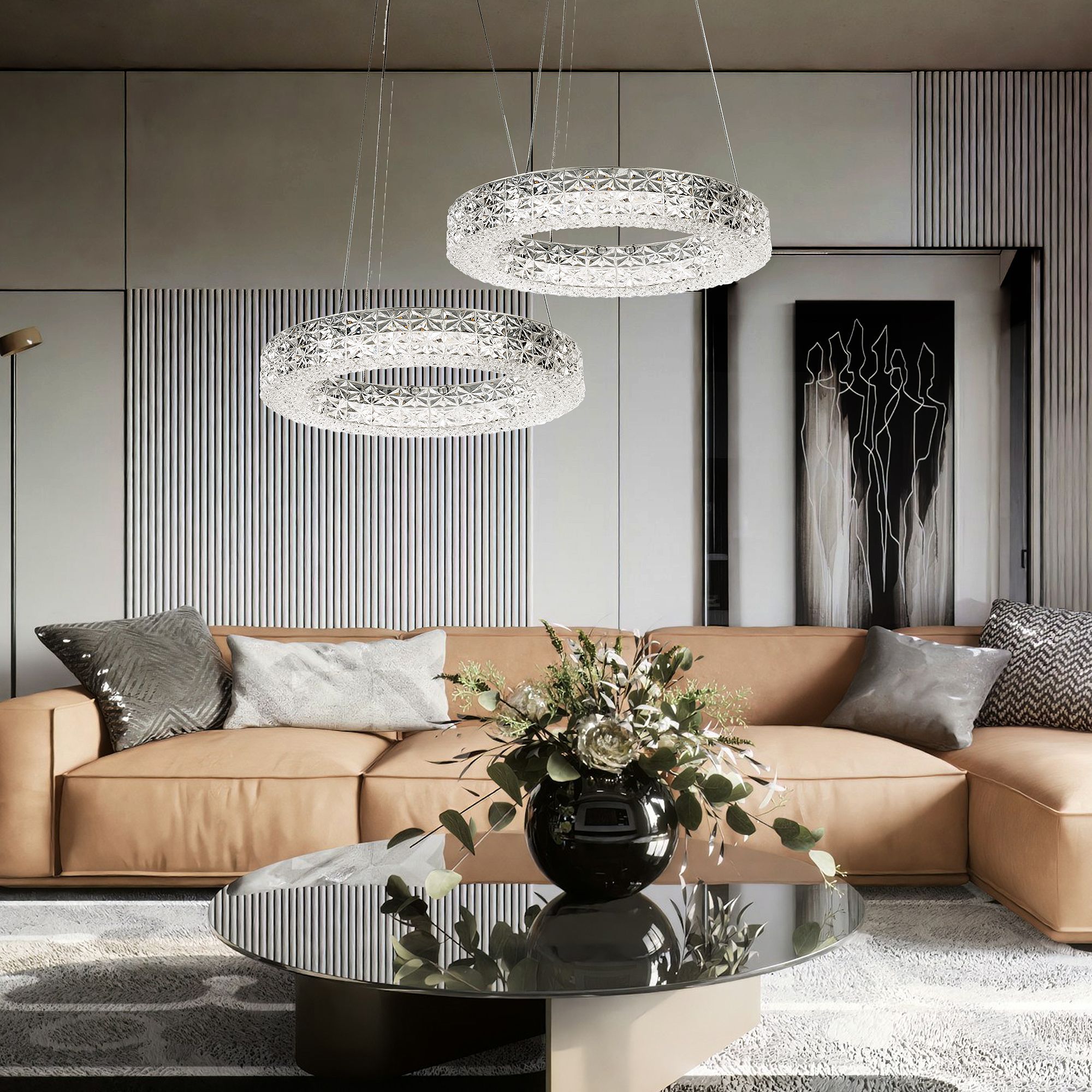 Lampada Led Ms004-cp 40cm Chrome