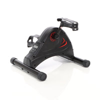 LUXTRI Mini cyclette elettrica 80W per allenamento braccia gambe Minibicicletta Trainer a pedali