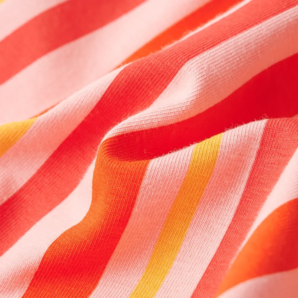 Abito per Bambine con Coulisse Rosa e Rosso 104 CFW2268252
