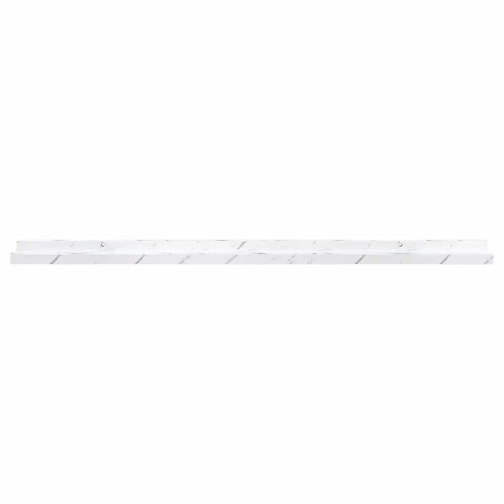 Scaffale da parete 2 pcs Marmo Bianco 100 x 9 x 3 cm