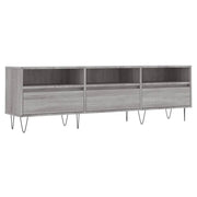 Mobile TV multimediale scaffale TV mobile TV sala da pranzo soggiorno camera da letto Sonoma 150 x 30 x 44,5 cm legno ingegnerizzato grigio 02_0028396