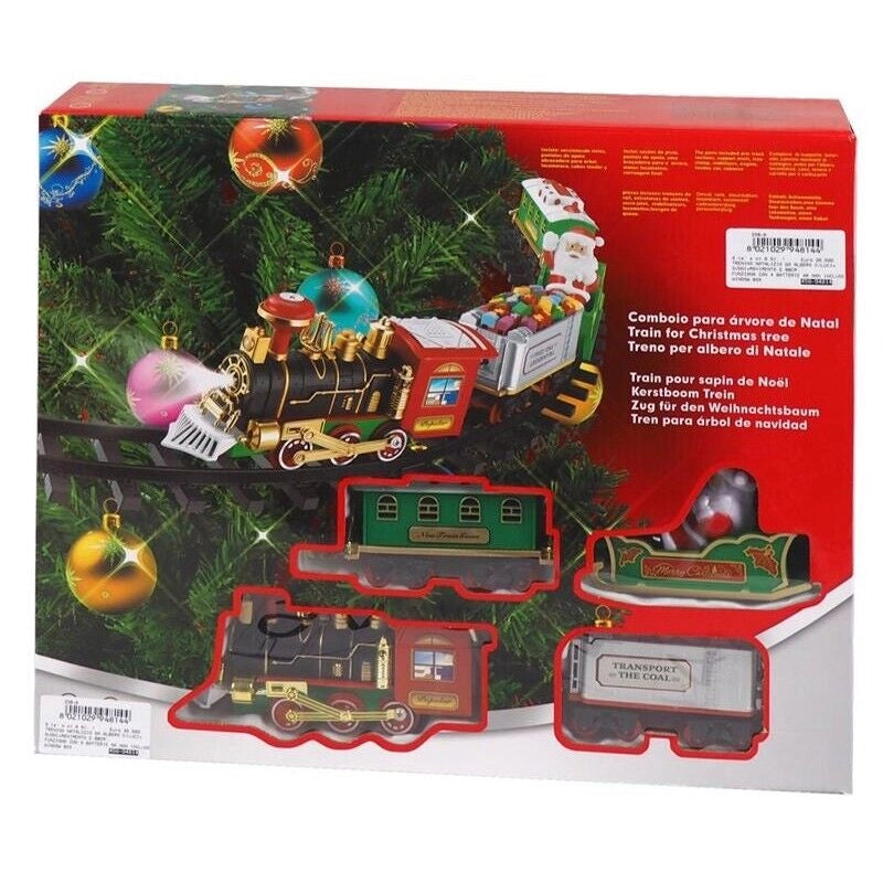 TRENINO PER ALBERO DI NATALE CON LUCI E SUONI DIAMETRO 89CM