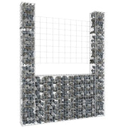 Gabbione a U con 2 Pali in Ferro 140x20x200 cm 151289