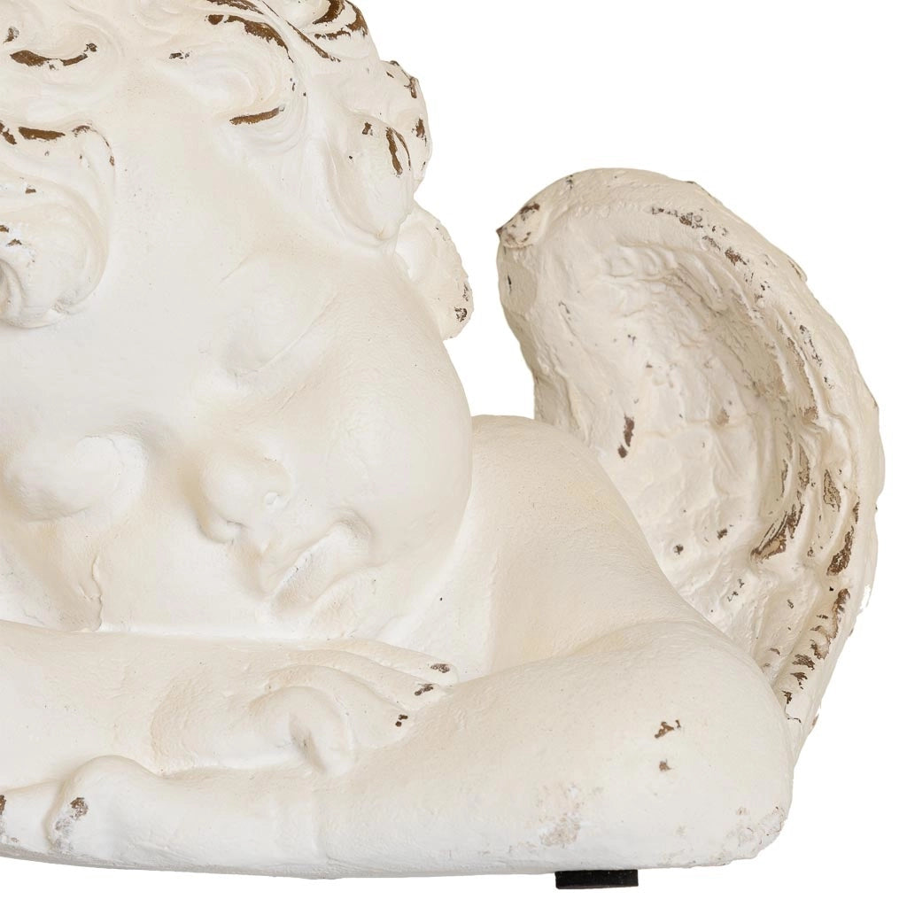 Figura angelo in magnesio bianco 29x18x19h