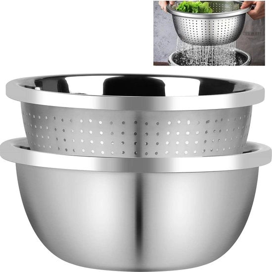Fonduta Strainer / Strainer per Fonduta / Strainer con Manico / Strainer per Cucina - Rostofrigo - set di Siftatoi / Strainer per Fonduta / Strainer con Manico per Cucina
