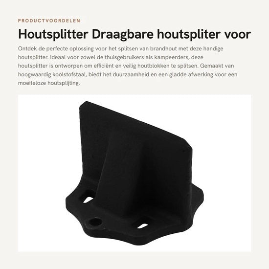 Splittramoggia portatile per legna da ardere