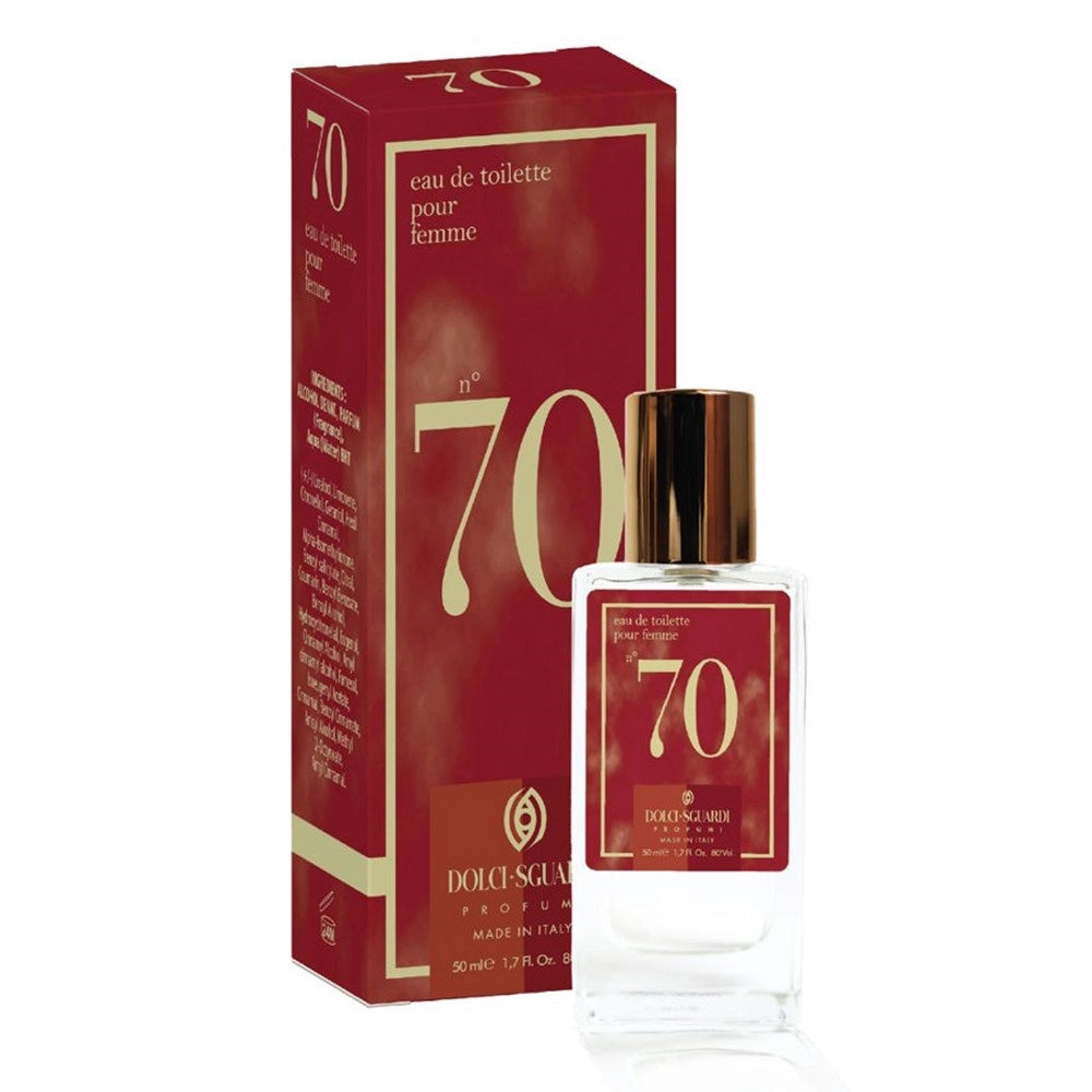 Trade Shop - Profumo Corpo Eau De Toilette Da Donna N°70 Da 50ml Fragranza Femminile Avvolgente 006004 -