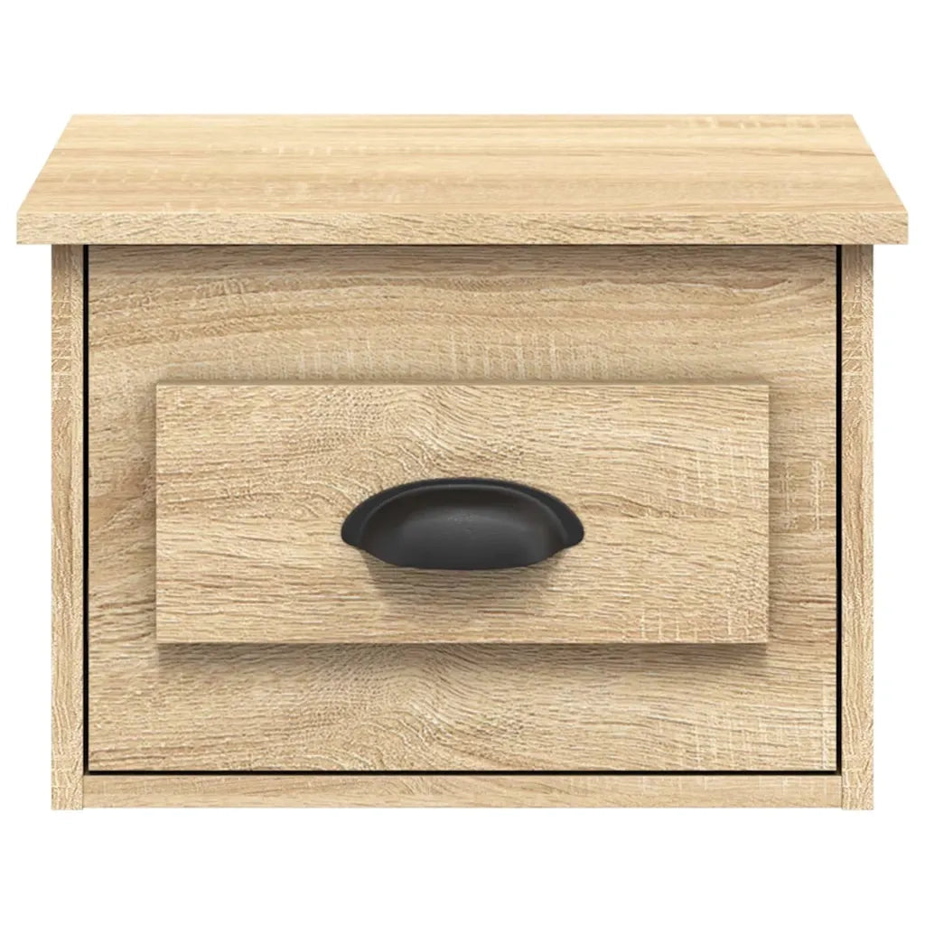 Comodini a Parete 2 pz Rovere Sonoma 41,5x36x28 cm 816383
