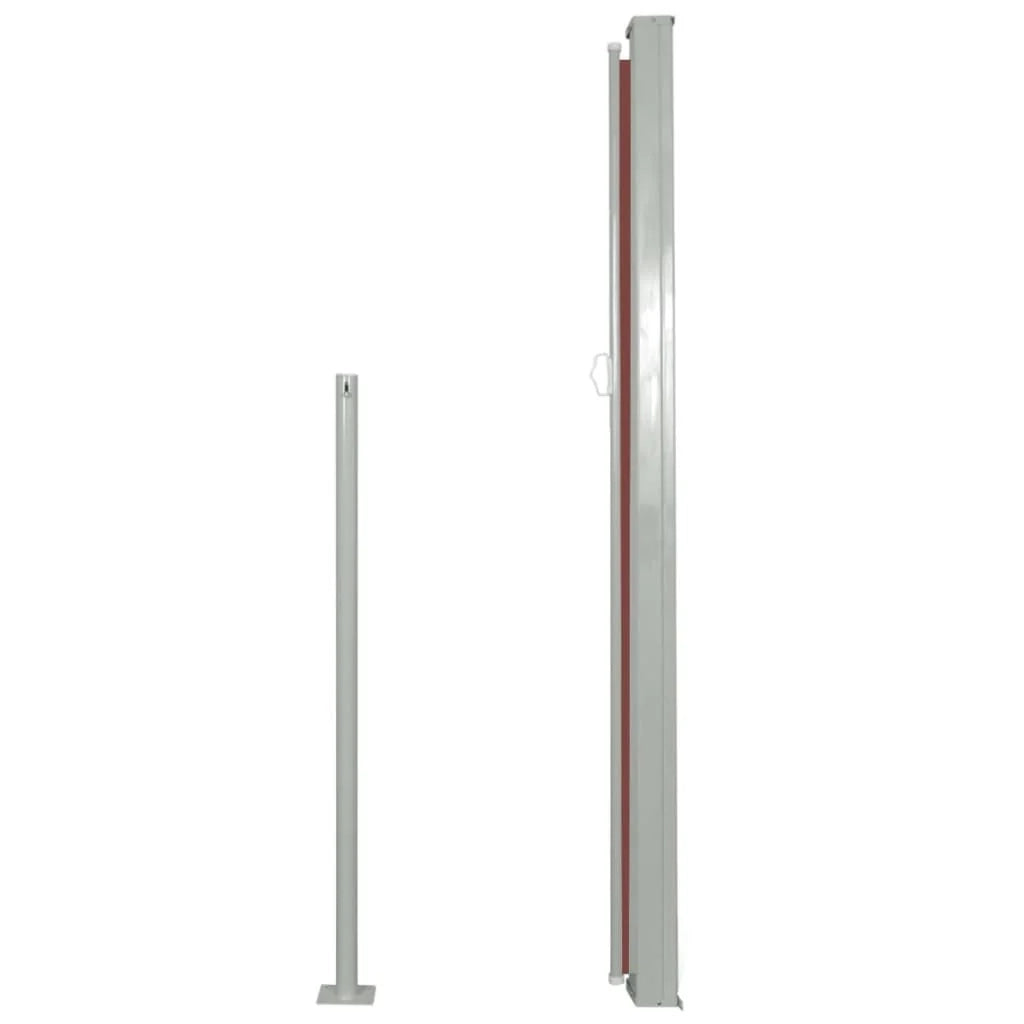Tenda da sole laterale retrattile/schermo protettivo per patio giardino terrazza balcone 160 x 300 cm marrone 02_0007275