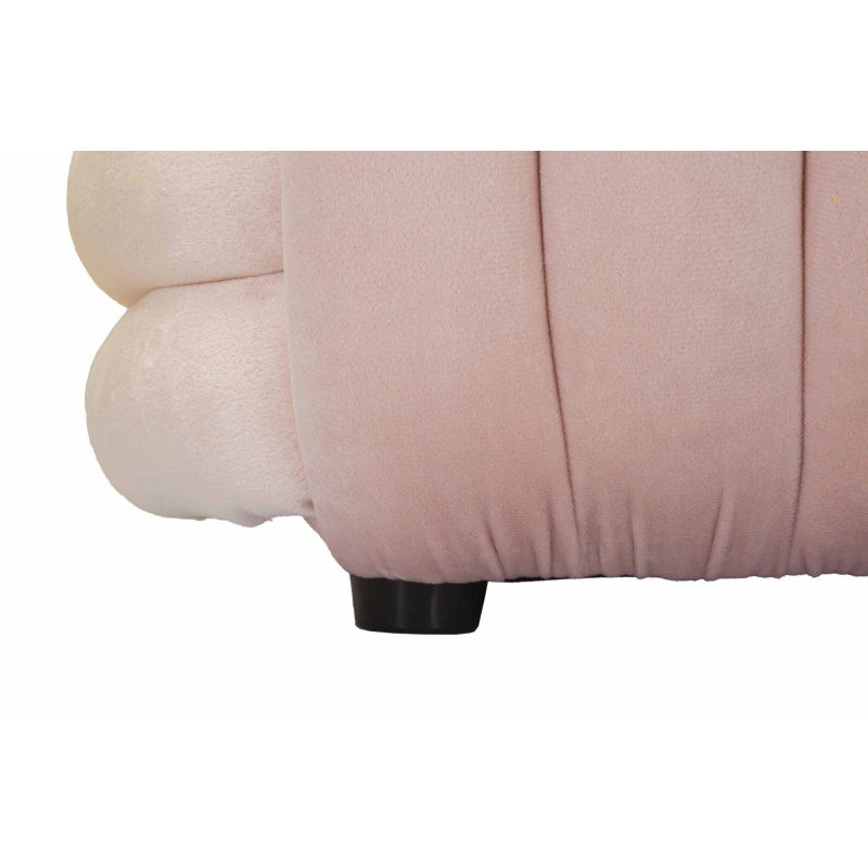 Panca Softy Rosa cm 90x45x45
