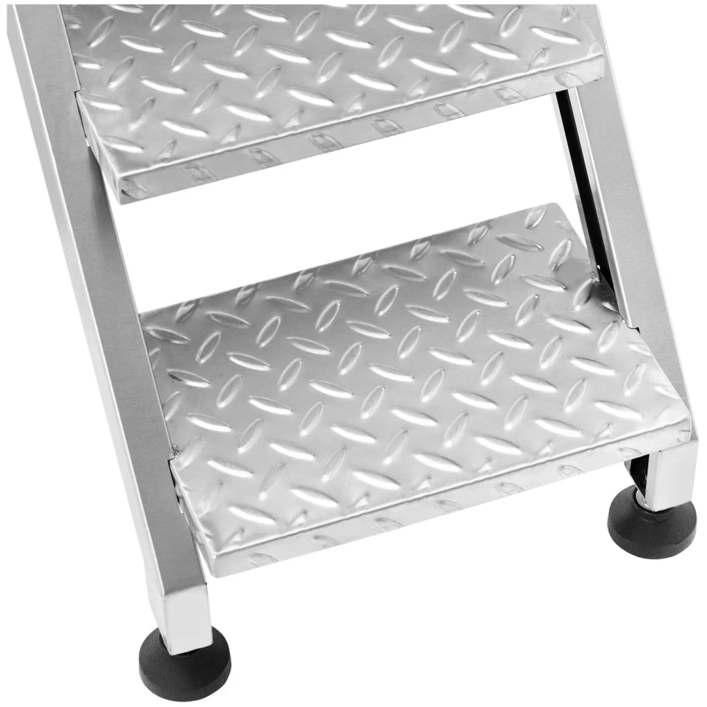 Stazione di lavaggio per cani in acciaio inox fino a 60 kg con gradini in acciaio inox 14_0009948