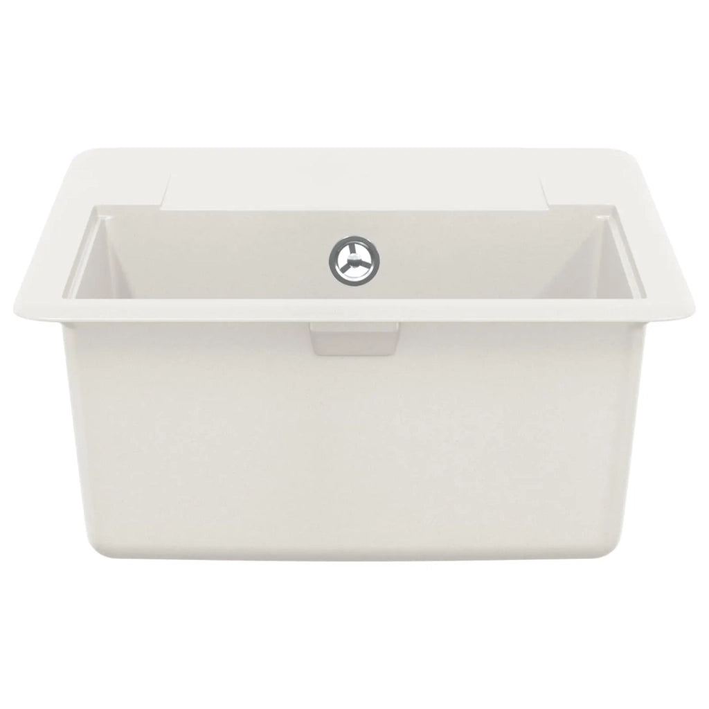 Lavello Bianco 560 x 460 mm 80% Quarzo e 20% Resina CFW1360852